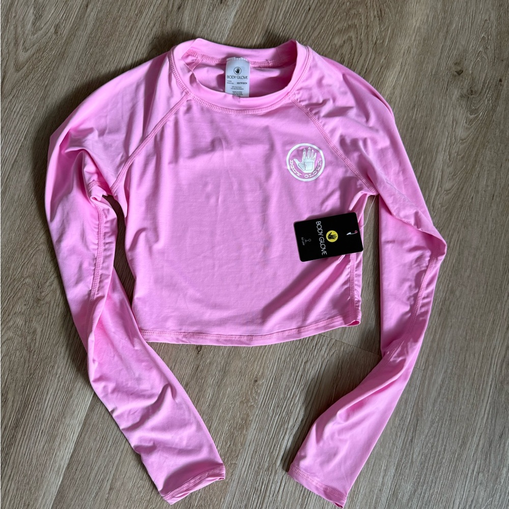 Women’s Body Glove Rash Guard Crop Swim Top